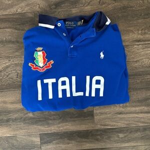 Polo Ralph Lauren Royal Blue Italia Polo Shirt